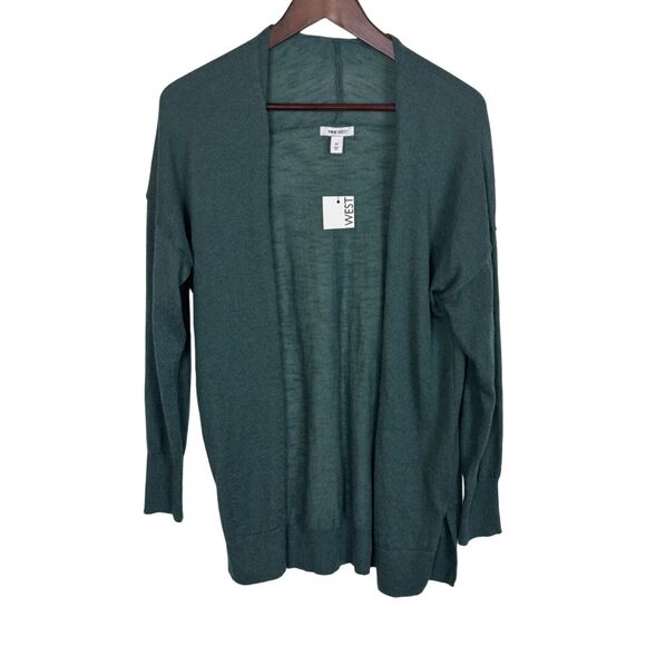 Nine West Sweaters - NWT Nine West Green Teal Open Front Cardigan Sweater Women's Medium